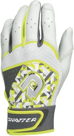 New DeMarini Shatter Batting Gloves Dark Optic/White Adult XX-Large