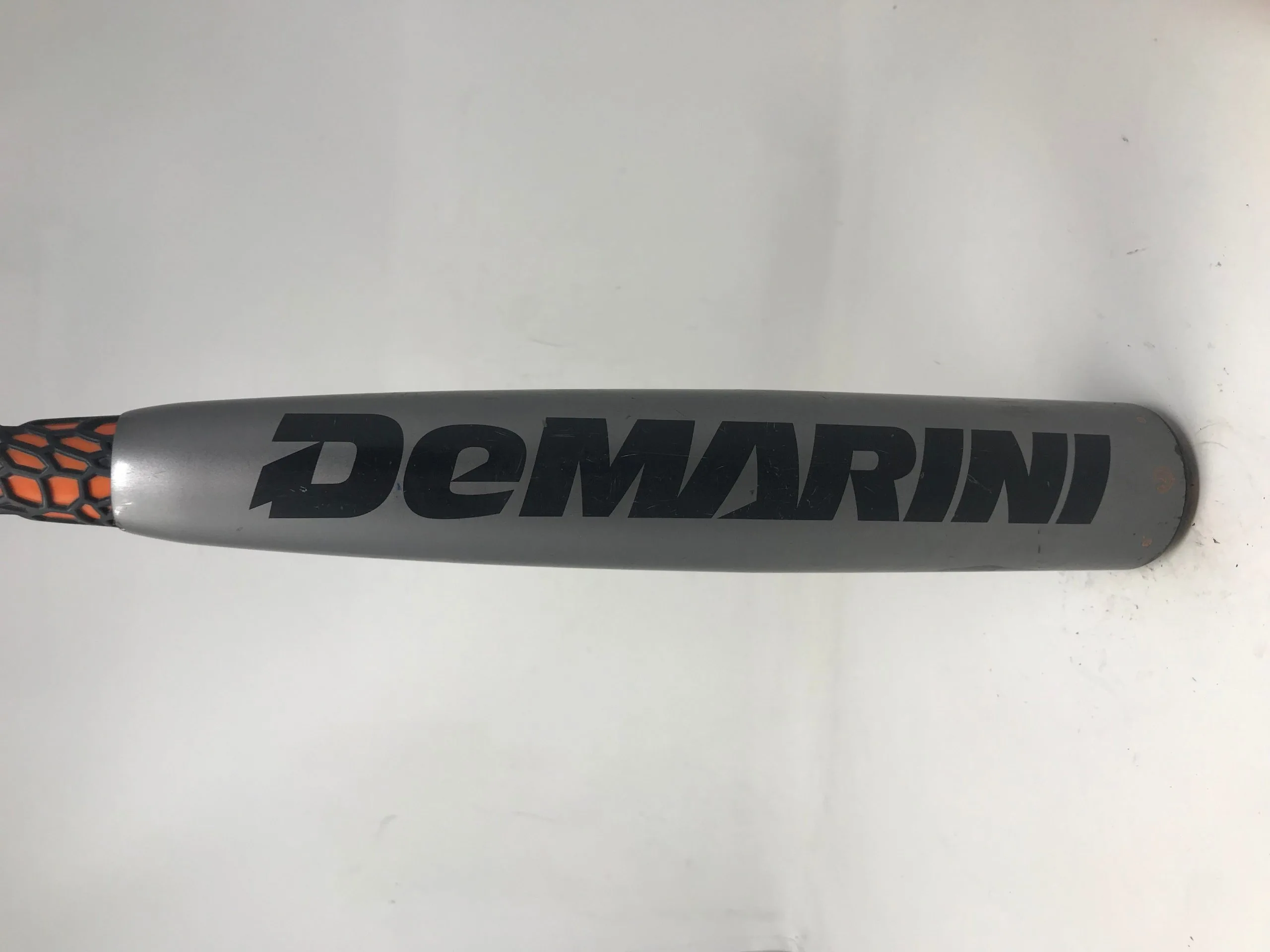 Used DeMarini CF6 CFC-14 31/28 BBCOR Baseball Bat 2 5/8" Gray/Black/Orange 4 Used DeMarini CF6 CFC-14 31/28 BBCOR Baseball Bat 2 5/8" Gray/Black/Orange - Image 2