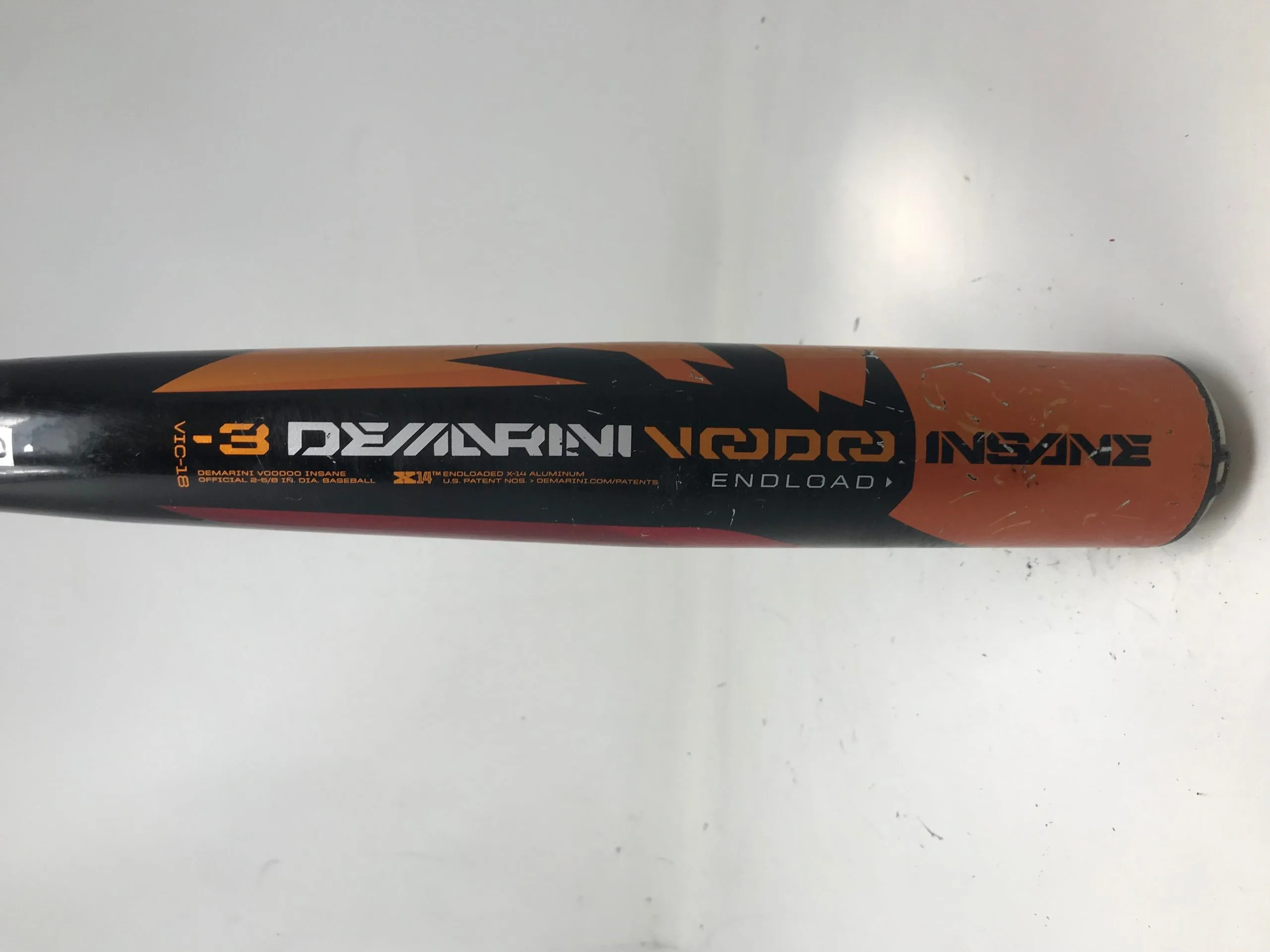 DeMarini Voodoo Insane BBCOR Adult Baseball Bat, VIC-18 34/31 2018 Model Drop -3 3 DeMarini Voodoo Insane BBCOR Adult Baseball Bat, VIC-18 34/31 2018 Model Drop -3