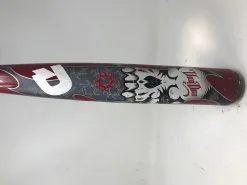 Used DeMarini Voodoo 33.5/30.5 VDC13 BBCOR Baseball Bat Red 2013 2 5/8" -3