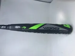 Used1 DeMarini Voodoo VBR-17 31/22 Senior League Baseball Bat 2 5/8 " Black/Grn