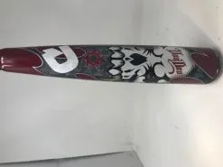 Used DeMarini VDR13 Voodoo 29/20 Senior League Baseball Bat Red/Black/Whit 2 5/8