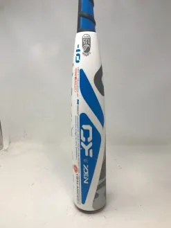 Used RETOOLED DeMarini Zen Zero White CBZR-17 30/20 Senior Baseball Bat 2 3/4