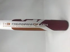 Used, DeMarini CBC-18 33/30 CF Zen BBCOR Baseball Bat 2 5/8" White/Red/Bronze
