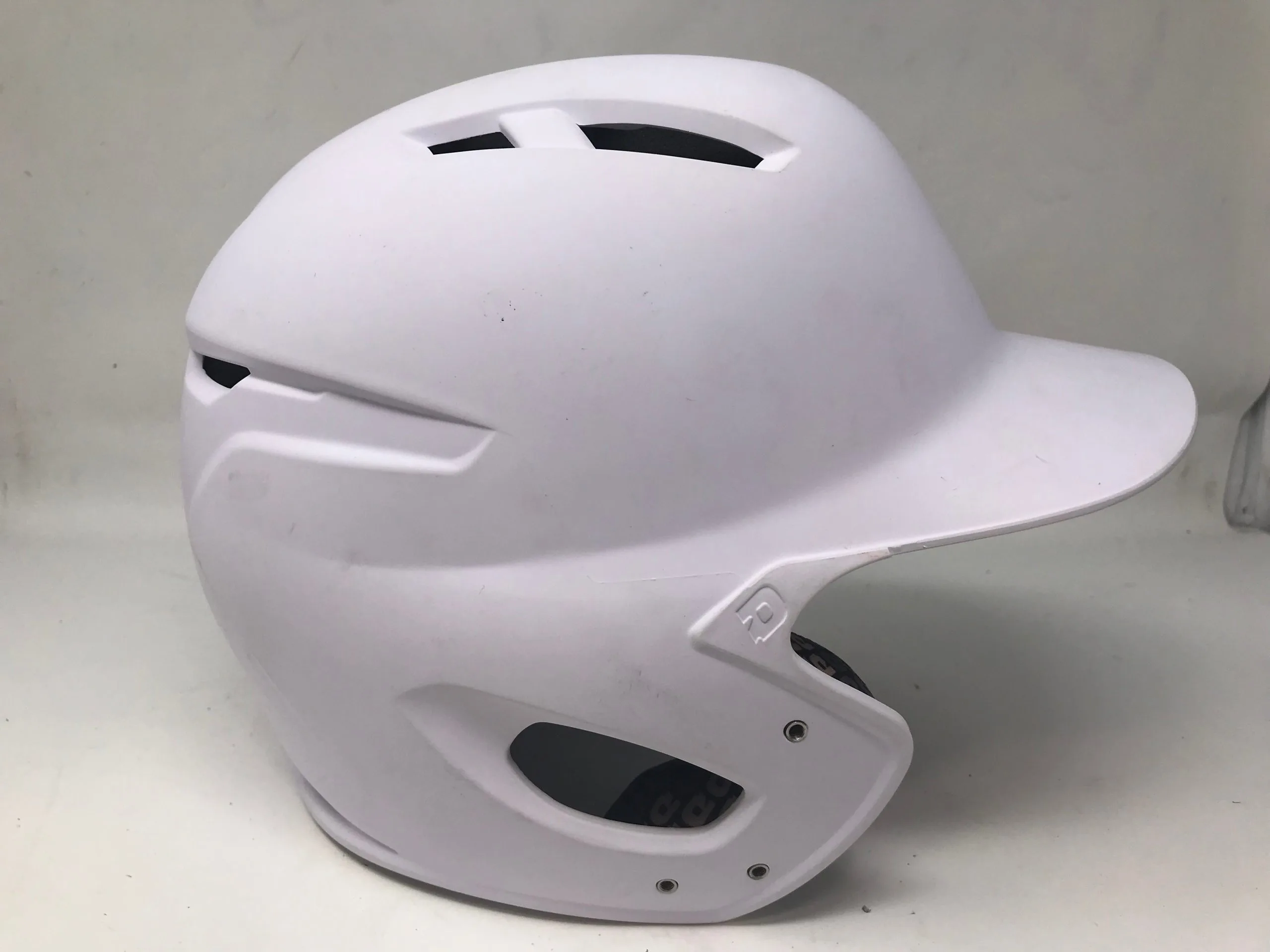 Used DeMarini Paradox Youth Batting Helmet White Youth Up To 6.5 5 Used DeMarini Paradox Youth Batting Helmet White Youth Up To 6.5 - Image 3