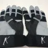 New DeMarini Geko Batting Gloves W/Bat Grip Youth Medium Gray/Black -Baseball Sales Store 2022 08 11 2013.46.41
