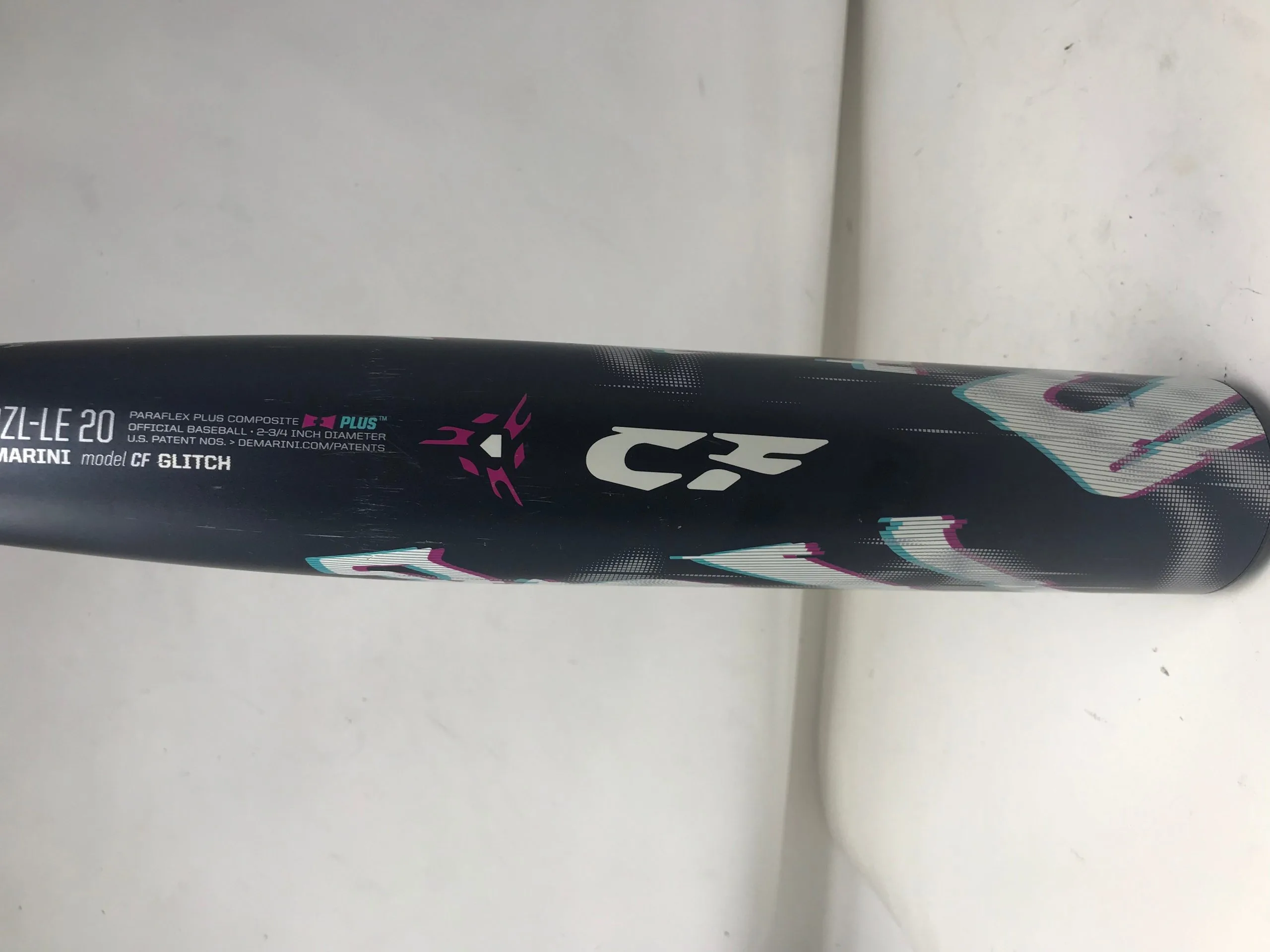 Used 2020 DeMarini CF Glitch (-8) USSSA Baseball Bat 31/23 Multi-Colored 4 Used 2020 DeMarini CF Glitch (-8) USSSA Baseball Bat 31/23 Multi-Colored - Image 2