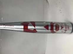 New DeMarini 2022 The Goods One Piece 31/21 USSSA Youth Baseball Bat Silver/Red