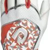 New DeMarini Shatter Batting Gloves Dark Orange/White Adult XX-Large -Baseball Sales Store 6112or