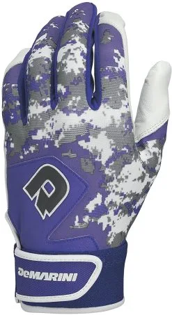 New DeMarini Digi Camo II Adult Batting Gloves Purple/Camo XX-Large