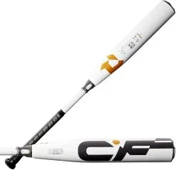 New DeMarini 2022 CF USSSA Youth Baseball Bat -5 2 Piece Composite Wht/Brn