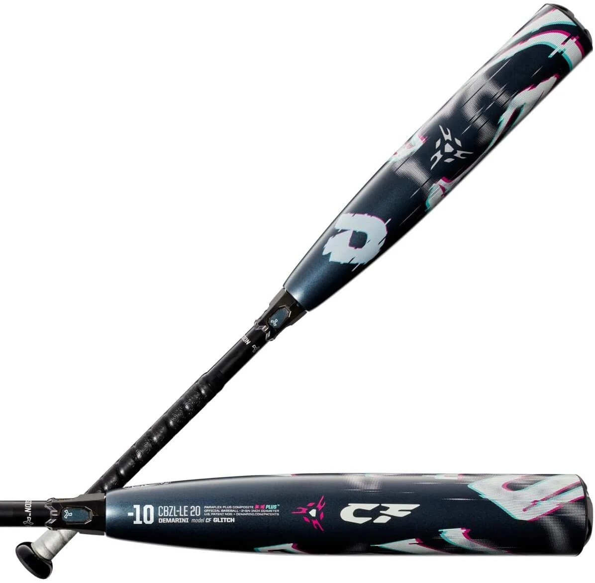 New Wilson DeMarini CF Glitch Limited Edition Baseball Bat USSSA Black/Multi 3 New Wilson DeMarini CF Glitch Limited Edition Baseball Bat USSSA Black/Multi