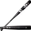 New DeMarini 2022 The Goods One Piece (-3) BBCOR Baseball Bat Black/White