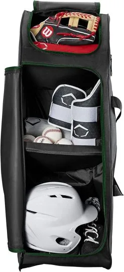 New DeMarini Momentum 2.0 Wheeled Bag Dark Green/Black 36" L X 12" W X 12" H -Baseball Sales Store 71s4d32ovfl. ac sl1500