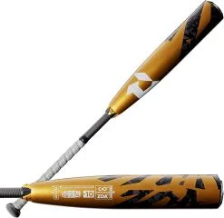 New DeMarini 2022 Zoa USSSA Youth Baseball Bat -10 Gold/Black 2 3/4 Inch