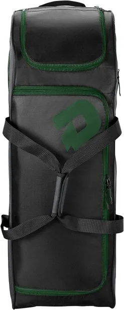 New DeMarini Momentum 2.0 Wheeled Bag Dark Green/Black 36" L X 12" W X 12" H