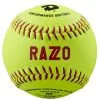 DeMarini Razzo 11” ASA Leather Slowpitch Softball 44-375 - One Dozen: 2 DeMarini Razzo 11” ASA Leather Slowpitch Softball 44-375 - One Dozen: -Baseball Sales Store razzored44 x700