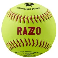 DeMarini Razzo 11” ASA Leather Slowpitch Softball 44-375 - One Dozen:
