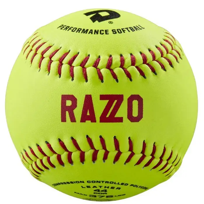 DeMarini Razzo 11” ASA Leather Slowpitch Softball 44-375 - One Dozen: 2 DeMarini Razzo 11” ASA Leather Slowpitch Softball 44-375 - One Dozen: