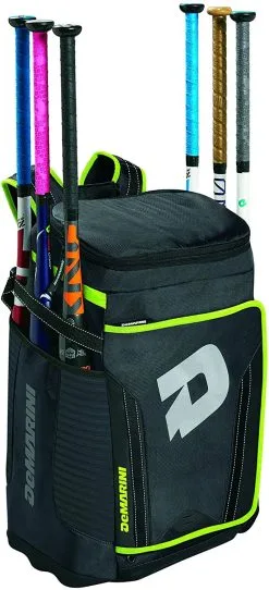 New DeMarini Special Ops Backpack Charcoal/Gray 12"x 14.5"x 21.5"